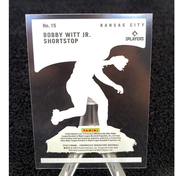 Bobby Witt Jr. (RC) 2022 Magnitude Acetate #15 Kansas City Royals - Picture 2 of 4